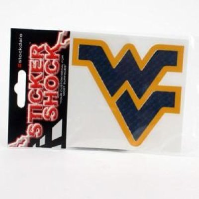 West Virginia High Performance Decal - Blue / Yellow Outline