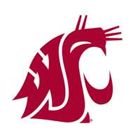 Washington State Cougars 3" x 4" Transfer Decal - Crimson
