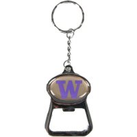 Washington  Metal Key Chain And Bottle Opener W/domed Insert