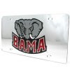 Alabama Inlaid Acrylic License Plate - Silver
