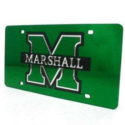 Marshall Inlaid Acrylic License Plate - Green