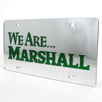 Marshall Inlaid Acrylic License Plate -