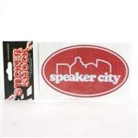 Speaker City High Performance Decal - Oval