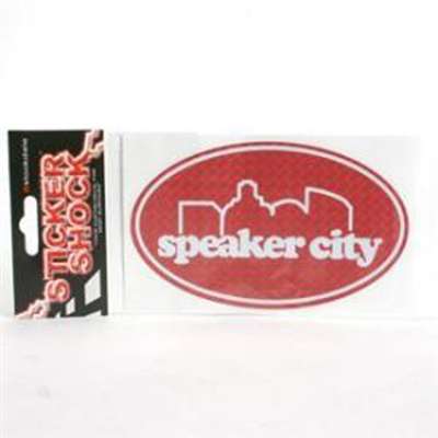 Speaker City High Performance Decal - Oval