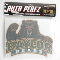 Baylor Perforated Vinyl Window Decal