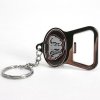 Alabama Metal Key Chain And Bottle Opener W/domed Insert