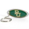 Baylor Metal Key Chain W/domed Insert