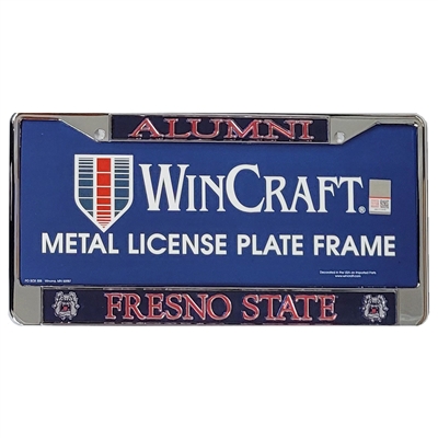 Fresno State Bulldogs Alumni Metal License Frame