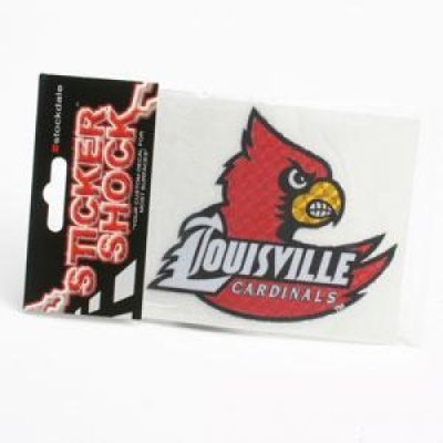 Louisville Cardinals Decal With Mascot