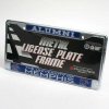 Memphis Tigers License Plate Frame - Chrome