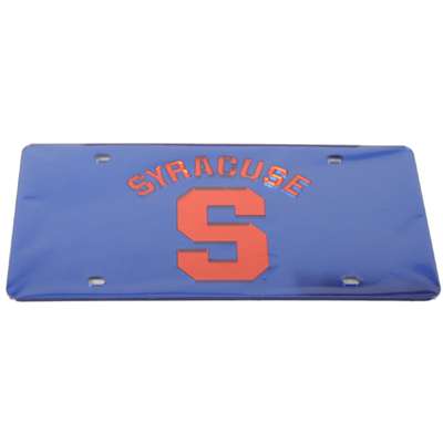 Syracuse License Plate - Blue
