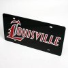 Louisville License Plate - Black
