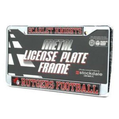 Stockdale Rutgers Scarlet Knights Thin Metal License Plate Frame 