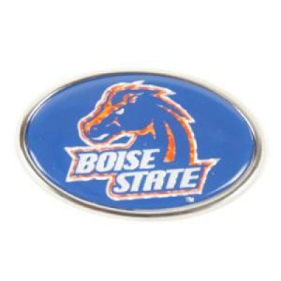 Boise State Chrome Metal Medallion