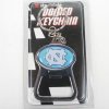 North Carolina Metal Key Chain And Bottle Opener W/domed Insert