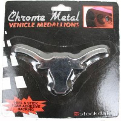 Texas Chrome Auto Emblem