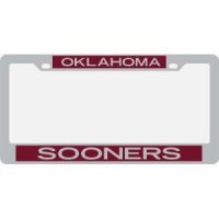 Oklahoma Metal Inlaid Acrylic License Plate Frame