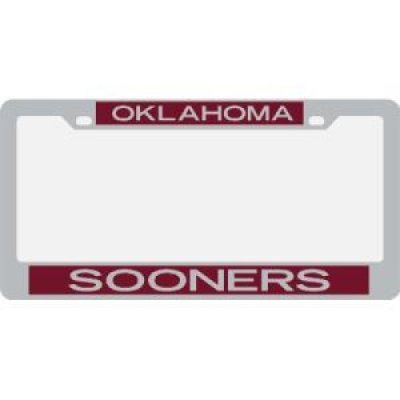 Oklahoma Metal Inlaid Acrylic License Plate Frame