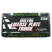 Baylor Metal Alumni Inlaid Acrylic License Plate Frame