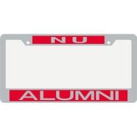 Nebraska Metal Alumni Inlaid Acrylic License Plate Frame