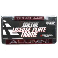 Texas A&m Metal Alumni Inlaid Acrylic License Plate Frame