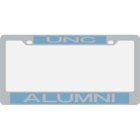 North Carolina Metal Alumni Inlaid Acrylic License Plate Frame