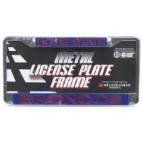 Boise State Metal Inlaid Acrylic License Plate Frame
