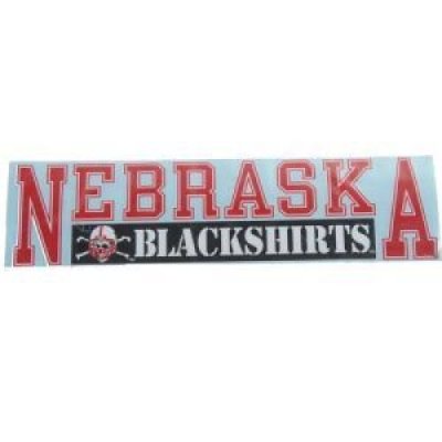 Nebraska 3"x10" Transfer Decal - Color