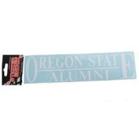 Oregon State 3"x10" Alumni Transfer Decal - White