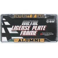 Idaho Alumni Metal License Plate Frame W/domed Insert - Idaho/alumni