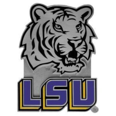 Lsu Pewter Hitch Receiver Cover