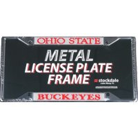 Ohio State Buckeyes Metal License Plate Frame W/domed Insert
