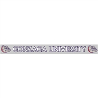 Gonzaga Bulldogs Decal Strip - Gonzaga University With Mascot