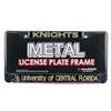 Central Florida Knights Metal License Plate Frame W/domed Insert