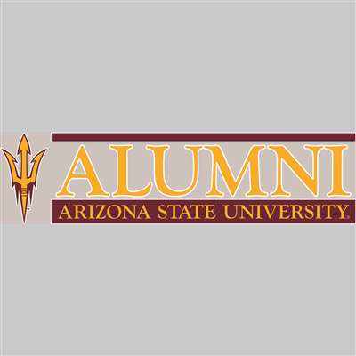 Arizona State Sun Devils Die Cut Decal Strip - Alumni
