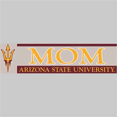 Arizona State Sun Devils Die Cut Decal Strip - Mom