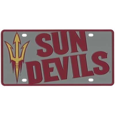 Arizona State Sun Devils Full Color Mega Inlay License Plate