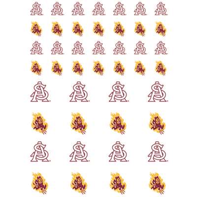 Arizona State Sun Devils Small Sticker Sheet - 2 Sheets