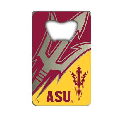 Arizona State Sun Devils Steel Credit Card Bottle Opener