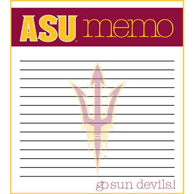 This 2 pack of memo pads features a team logo with a team color header that says Memo on each page. The body of the pad has lines and has a team logo in the background. Each pad contains 50 pages. (2 pack of 50each). Measures 4.5 inches wide by 5 inches t