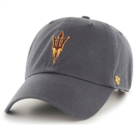 Arizona State Sun Devils 47 Brand Clean Up Adjustable Hat - Charcoal