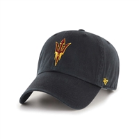 Arizona State Sun Devils 47 Brand Clean Up Adjustable Hat - Black