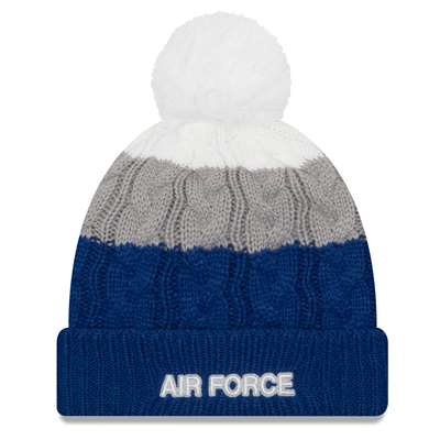 Air Force Falcons New Era Women's Layered Up Pom Knit Beanie