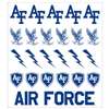 Air Force Falcons Multi-Purpose Vinyl Sticker Sheet