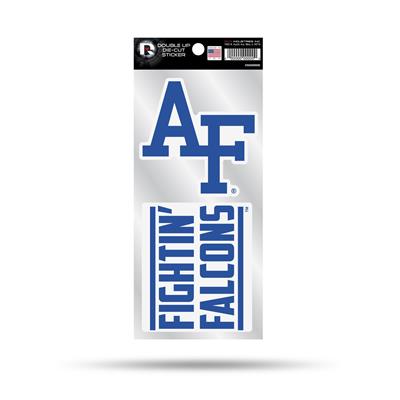 Air Force Falcons Double Up Die Cut Decal Set