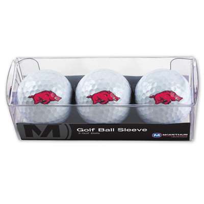 Arkansas Razorbacks Golf Balls - 3 Pack
