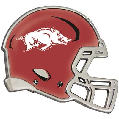 Arkansas Razorbacks Auto Emblem - Helmet
