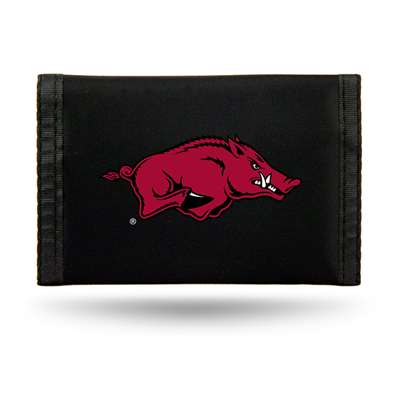 Arkansas Razorbacks Nylon Tri-Fold Wallet