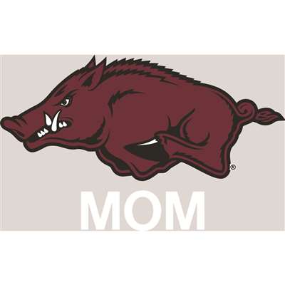 Arkansas Razorbacks Transfer Decal - Mom