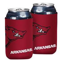 Arkansas Razorbacks Oversized Logo Flat Coozie